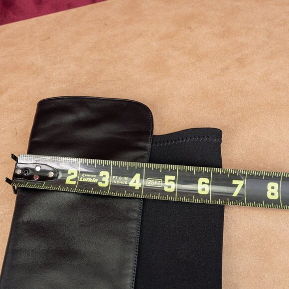 Stuart Weitzman Women 5050 Boot Black Leather Nappa Collection OTk Boots sz 6.5 - Picture 6 of 10